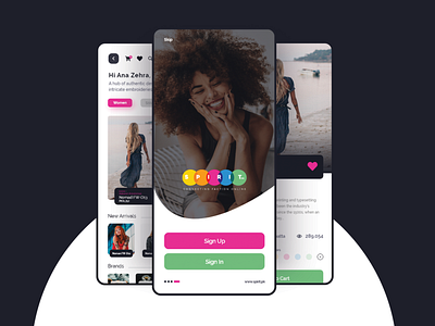 Shopping App (spirit.pk) UX/UI Interaction Design