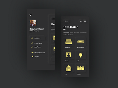 Skeuomorphism/Neumorphism Otto Home App UI Design adobe app creative design design flat design flatdesign icon illustration minimal minimalism minimalist minimalistic neumorph neumorphic neumorphism photoshop skeumorphic skeumorphism ui ux vector