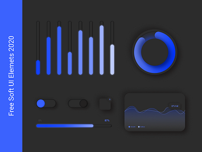 Free UI Neumorphism&Skeumorphism Designs