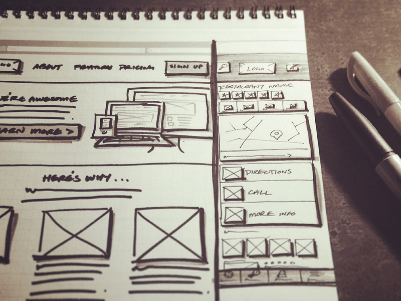 Interface Design Sketching sketch sketching wireframe practice notebook zurb interface