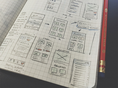 Wireframe Sketches by Ryan Colgin on Dribbble