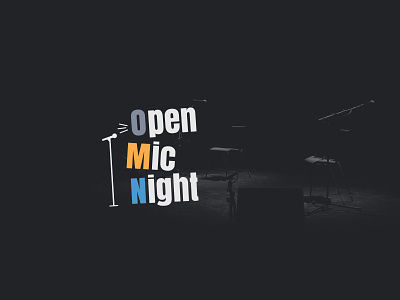 Open Mic Night event identity mark