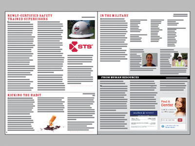 Newsletter Layout Update indesign layout newsletter