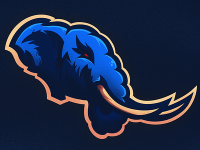 Elephant concept logo