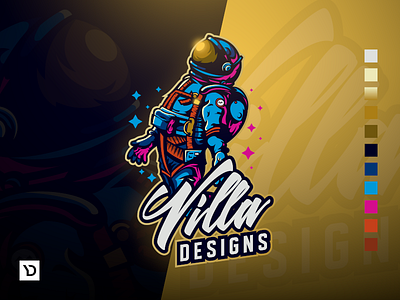 VillaDesigns Mascot Logo badge brand branding character design e sport e sports esport esports esports logo gaming logo gaminglogo illustration logo logo esport logodesign mascot character mascot design mascot logo vector