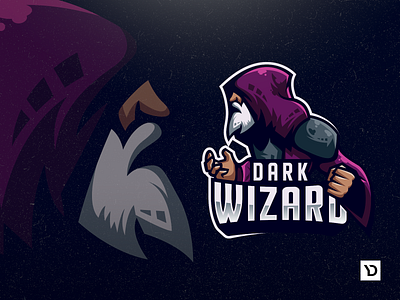 Dark Wizard - ESports mascot logo concept