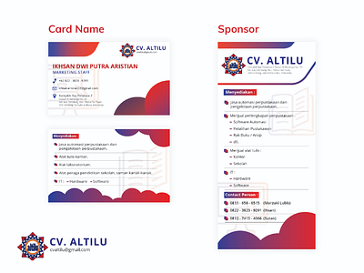 CV Altilu's Card Name and Sponsor Design