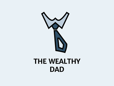 Wealthy Dad Biru arabic logo brand design brand identity branding bussines bussines man dad design logo rich man wealth