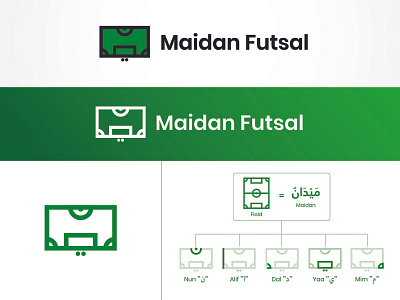 Maidan Futsal Logo Concept (For Sale)