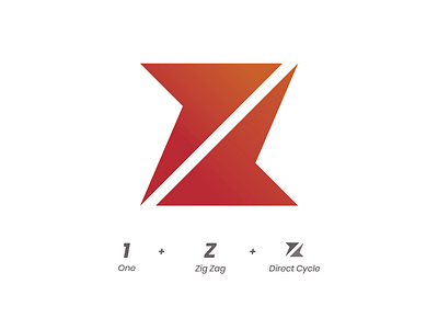 One + Z + Direct Cycle Logo Mark