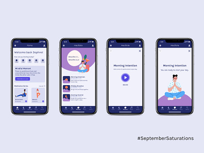 September Saturations Week 3 app design ui ux