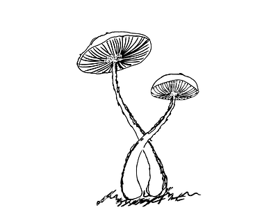 Mushroom Illustration adobe adobeillustator digital drawing drawing enchanted fugus illustration inktober inktober2019 mushroom