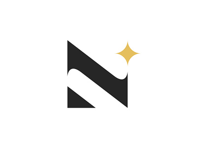N Star Logo icon identity letter lettermark logo logotype mark monogram n star symbol