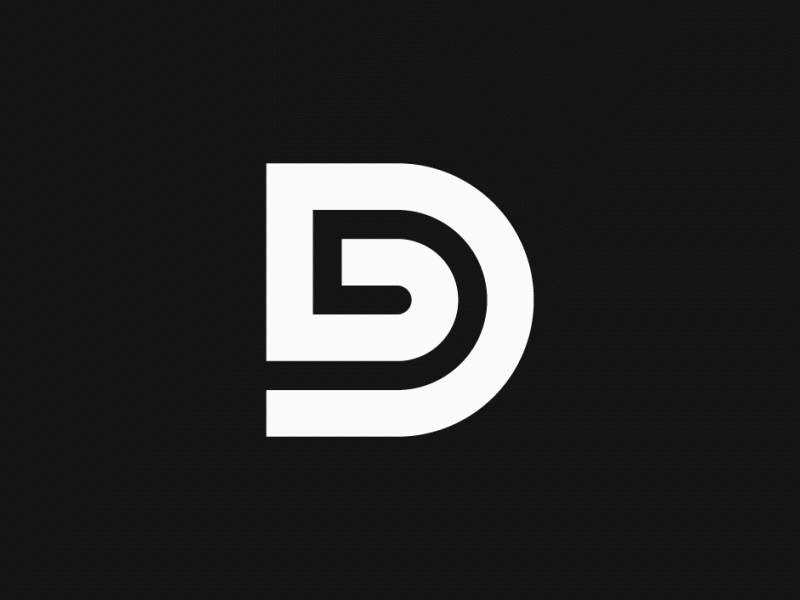 D & G Logo animation brand branding d dg g gif icon identity letter lettering logo logotype monogram symbol type typography
