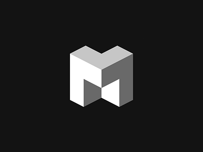 M Logo 3d brand branding icon identity letter lettering lettermark logo logotype m mark monogram type typography