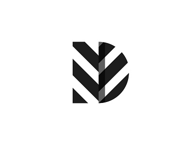 D Logo brand branding d icon identity letter lettering lettermark logo logotype mark minimal monogram negativespace symbol type typography