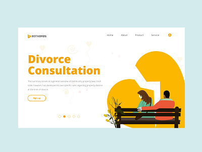 Divorce Consultation - a free theme for your inspiration. bdthemes design flat design hand crafted illustration logodesign modern design template ui vector