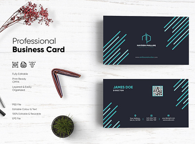 Business Card Design-21 bdthemes design logo modern design professional business card professional design visit card visitcard visiting card visiting card design visitingcard