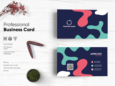 Business Card Design-58 bdthemes design flat design modern design professional business card professional design visit card visiting card visiting card design visitingcard