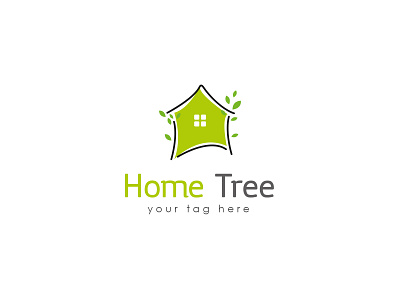 Home Tree bdthemes design flat design garden tree garden tree green logo logo design logodesign modern design professional design tree house