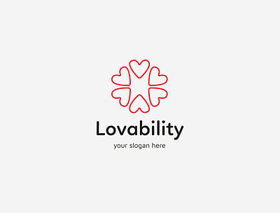 Lovability bdthemes design logo logo design logos lovability love lovecraft lovely lovers modern design