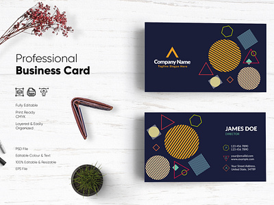 Modern Visiting Card Design-03