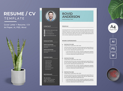 Resume/CV Template-19 cv letter resume