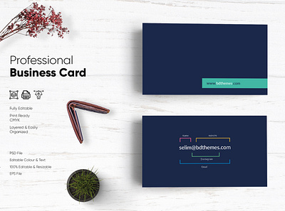 Modern Visiting Card Design-41 design flat design modern design professional business card professional design visiting card visiting card design visitingcard