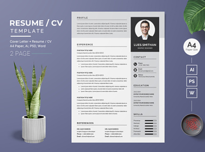 Resume/CV Template-28 cv resume