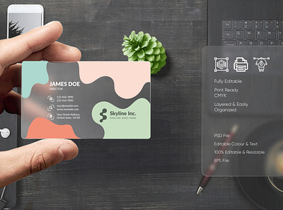 Modern Visiting Card Design-44 design flat design modern design professional business card professional design visiting card visiting card design visitingcard