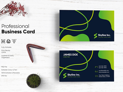 Modern Visiting Card Design-47 design flat design modern design professional business card professional design visiting card visiting card design visitingcard