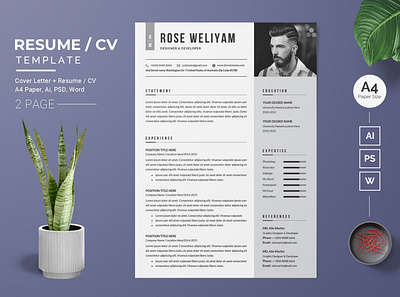 Resume/CV Template-36 cv resume