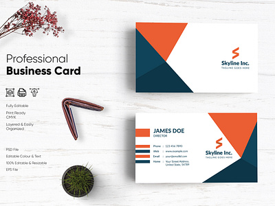 Modern Visiting Card Design-50