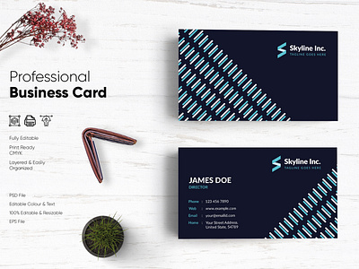 Modern Visiting Card Design-51