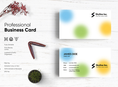 Modern Visiting Card Design-52 design flat design modern design professional business card professional design visiting card visiting card design visitingcard