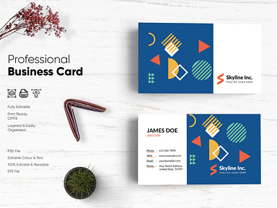 Modern Visiting Card Design-53