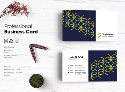 Modern Visiting Card Design-54 design flat design modern design professional business card professional design visiting card visiting card design visitingcard