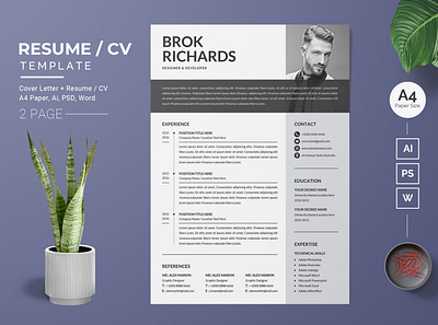 Resume/CV Template-37 cv resume