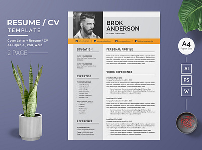 Resume/CV Template-39 cv resume