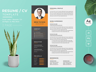 Resume/CV Template-40 cv resume