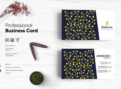 Modern Visiting Card Design-57 design flat design modern design professional business card professional design visiting card visiting card design visitingcard