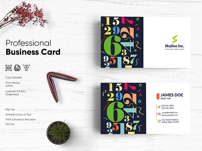 Modern Visiting Card Design-58