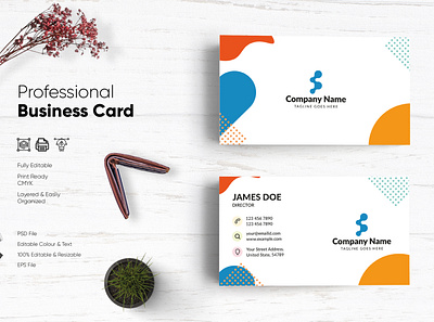 Modern Visiting Card Design-62 design flat design modern design professional business card professional design visiting card visiting card design visitingcard