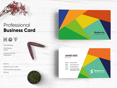 Modern Visiting Card Design-63