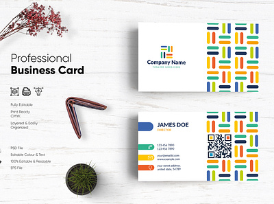 Modern Visiting Card Design-76 design flat design modern design professional business card professional design visiting card visiting card design visitingcard