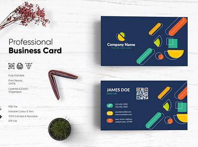 Modern Visiting Card Design-77 design flat design modern design professional business card professional design visiting card visiting card design visitingcard