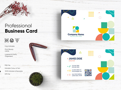 Modern Visiting Card Design-78 design flat design modern design professional business card professional design visiting card visiting card design visitingcard