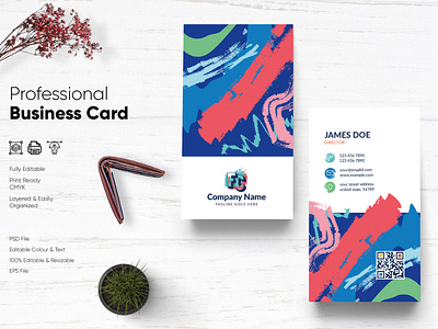 Modern Visiting Card Design-82