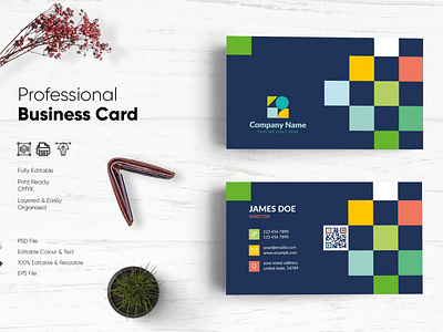 Modern Visiting Card Design-85