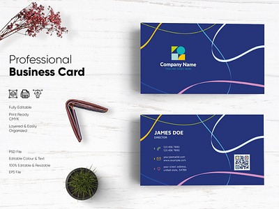 Modern Visiting Card Design-86